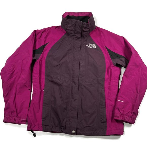 The North Face Womens Medium Hyvent Jacket Boundary Triclimate Purple Shell Only - Picture 1 of 12